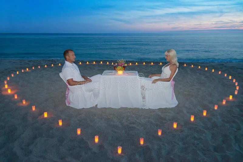 couple-beach-romantic-dinner-candles-heart-young-candlelights-tropical-sandy-sea-36685509